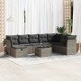 Set de sofás de jardín con cojines 9 pzas ratán sintético gris by , Garden sets - Ref: Foro24-3325346, Price: 560,88 €, Disco...
