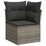 Set de sofás de jardín con cojines 9 pzas ratán sintético gris von , Gartensets - Ref: Foro24-3325346, Preis: 528,02 €, Rabat...