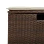 Garden sofa set 4 pieces with brown synthetic rattan cushions by , Garden sets - Ref: Foro24-3325359, Price: 274,17 €, Discou...