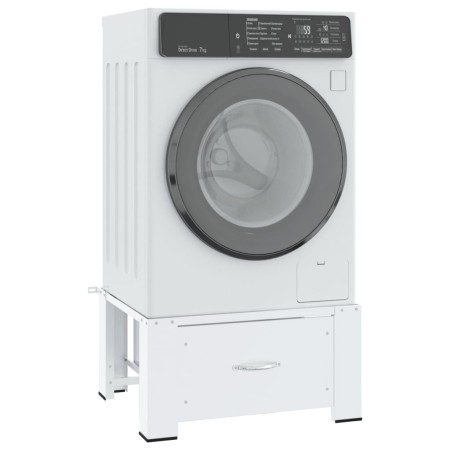 Sockelstütze für Waschmaschine mit weißer Schublade von , Zubehör für Waschmaschinen und Trockner - Ref: Foro24-4009868, Prei...
