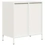 Kaltgewalzter weißer Stahlschrank 68x39x73,5 cm von , Sideboards - Ref: Foro24-851261, Preis: 99,51 €, Rabatt: %