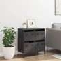 Kaltgewalzter schwarzer Stahlschrank 68x39x73,5 cm von , Sideboards - Ref: Foro24-851256, Preis: 95,12 €, Rabatt: %