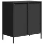 Kaltgewalzter schwarzer Stahlschrank 68x39x73,5 cm von , Sideboards - Ref: Foro24-851256, Preis: 94,23 €, Rabatt: %