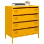 Kaltgewalzter Stahlschrank in Senfgelb 68x39x73,5 cm von , Sideboards - Ref: Foro24-851289, Preis: 131,96 €, Rabatt: %