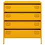 Kaltgewalzter Stahlschrank in Senfgelb 68x39x73,5 cm von , Sideboards - Ref: Foro24-851289, Preis: 131,96 €, Rabatt: %