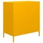 Cold-rolled steel sideboard in mustard yellow, 68x39x73.5 cm by , Sideboards - Ref: Foro24-851289, Price: 130,27 €, Discount: %