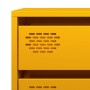 Aparador acero laminado en frío amarillo mostaza 68x39x73,5 cm de , Aparadores - Ref: Foro24-851289, Precio: 131,88 €