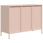 Kaltgewalzter Stahlschrank in Rosa 101,5x39x73,5 cm von , Sideboards - Ref: Foro24-851263, Preis: 134,37 €, Rabatt: %