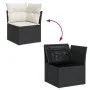 7-piece garden sofa set with black synthetic rattan cushions by , Garden sets - Ref: Foro24-3326933, Price: 455,25 €, Discoun...