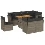 Garden sofa set with 9-piece synthetic rattan gray cushions by , Garden sets - Ref: Foro24-3326944, Price: 600,16 €, Discount: %