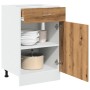 Unterschrank Schublade Eiche Handwerker 50x46x81,5 cm von , Küchenschränke - Ref: Foro24-856087, Preis: 91,69 €, Rabatt: %