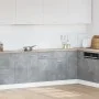 Unterschrank mit Schublade aus grauem Beton-Sperrholz 80x46x81,5cm von , Küchenschränke - Ref: Foro24-856091, Preis: 84,39 €,...