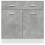 Lower cabinet with gray concrete plywood drawer 80x46x81.5cm by , Kitchen cabinets - Ref: Foro24-856091, Price: 90,52 €, Disc...
