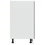 Unterschrank mit Schublade aus grauem Beton-Sperrholz 80x46x81,5cm von , Küchenschränke - Ref: Foro24-856091, Preis: 84,39 €,...