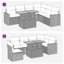 7-piece garden sofa set with black synthetic rattan cushions by , Garden sets - Ref: Foro24-3327045, Price: 460,47 €, Discoun...