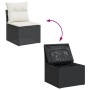 Set de sofás de jardín 11 pzas y cojines ratán sintético negro de , Conjuntos de jardín - Ref: Foro24-3327087, Precio: 745,37...