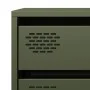 Cold-rolled steel sideboard in olive green 68x39x58.5 cm by , Sideboards - Ref: Foro24-851296, Price: 112,60 €, Discount: %