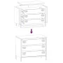 Cold-rolled steel sideboard in olive green 68x39x58.5 cm by , Sideboards - Ref: Foro24-851296, Price: 112,60 €, Discount: %