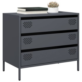 Kaltgewalzter Stahlschrank in Anthrazit 68x39x58,5 cm von , Sideboards - Ref: Foro24-851294, Preis: 113,23 €, Rabatt: %