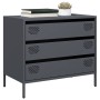 Aparador de acero laminado en frío antracita 68x39x58,5 cm de , Aparadores - Ref: Foro24-851294, Precio: 113,23 €, Descuento: %