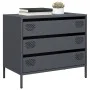Cold-rolled steel sideboard in anthracite color, 68x39x58.5 cm by , Sideboards - Ref: Foro24-851294, Price: 111,74 €, Discoun...