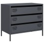 Aparador de acero laminado en frío antracita 68x39x58,5 cm de , Aparadores - Ref: Foro24-851294, Precio: 113,23 €, Descuento: %