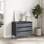 Aparador de acero laminado en frío antracita 68x39x58,5 cm de , Aparadores - Ref: Foro24-851294, Precio: 113,23 €, Descuento: %