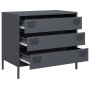 Cold-rolled steel sideboard in anthracite color, 68x39x58.5 cm by , Sideboards - Ref: Foro24-851294, Price: 113,23 €, Discoun...