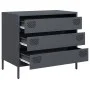 Cold-rolled steel sideboard in anthracite color, 68x39x58.5 cm by , Sideboards - Ref: Foro24-851294, Price: 111,74 €, Discoun...