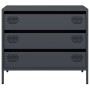 Aparador de acero laminado en frío antracita 68x39x58,5 cm de , Aparadores - Ref: Foro24-851294, Precio: 113,23 €, Descuento: %