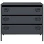 Cold-rolled steel sideboard in anthracite color, 68x39x58.5 cm by , Sideboards - Ref: Foro24-851294, Price: 111,74 €, Discoun...