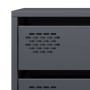 Cold-rolled steel sideboard in anthracite color, 68x39x58.5 cm by , Sideboards - Ref: Foro24-851294, Price: 113,23 €, Discoun...
