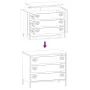 Cold-rolled steel sideboard in anthracite color, 68x39x58.5 cm by , Sideboards - Ref: Foro24-851294, Price: 111,74 €, Discoun...