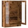 Armario de libros madera ingeniería envejecida 82,5x30,5x115 cm de , Librerías y estanterías - Ref: Foro24-856156, Precio: 10...