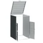 Anthracite steel garbage container shed 72x81x115 cm by , Waste container supports - Ref: Foro24-4006173, Price: 109,25 €, Di...
