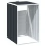 Anthracite steel garbage container shed 72x81x115 cm by , Waste container supports - Ref: Foro24-4006173, Price: 109,25 €, Di...
