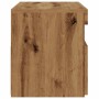 Mueble de TV luces LED madera roble artisan 75x35x40 cm de , Muebles TV - Ref: Foro24-856317, Precio: 55,77 €, Descuento: %