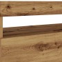 TV-Möbel mit LED-Lichtern aus Eichenholz, handgefertigt, 75x35x40 cm. von , TV-Möbel - Ref: Foro24-856317, Preis: 53,08 €, Ra...