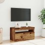 TV-Möbel mit LED-Lichtern, gealtertes Ingenieurholz, 75x35x40 cm. von , TV-Möbel - Ref: Foro24-856315, Preis: 52,67 €, Rabatt: %