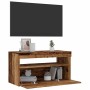 TV-Möbel mit LED-Lichtern, gealtertes Ingenieurholz, 75x35x40 cm. von , TV-Möbel - Ref: Foro24-856315, Preis: 52,67 €, Rabatt: %