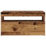 TV-Möbel mit LED-Lichtern, gealtertes Ingenieurholz, 75x35x40 cm. von , TV-Möbel - Ref: Foro24-856315, Preis: 52,67 €, Rabatt: %