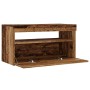 TV-Möbel mit LED-Lichtern, gealtertes Ingenieurholz, 75x35x40 cm. von , TV-Möbel - Ref: Foro24-856315, Preis: 52,67 €, Rabatt: %