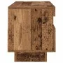 TV stand with LED lights, aged engineered wood, 100x35x40 cm by , TV Furniture - Ref: Foro24-856355, Price: 94,07 €, Discount: %