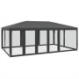 Carpa para fiestas 10 paredes de malla HDPE gris antracita 6x4m de , Tiendas de campaña - Ref: Foro24-4010069, Precio: 180,41...