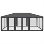 Partyzelt mit 10 Wänden aus anthrazitgrauem HDPE-Netzstoff 6x4m. von , Zelte - Ref: Foro24-4010069, Preis: 177,25 €, Rabatt: %
