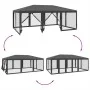 Partyzelt mit 10 Wänden aus anthrazitgrauem HDPE-Netzstoff 6x4m. von , Zelte - Ref: Foro24-4010069, Preis: 177,25 €, Rabatt: %