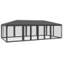 Partyzelt mit 12 Wänden aus anthrazitgrauem HDPE-Netzstoff 8x4m. von , Zelte - Ref: Foro24-4010074, Preis: 218,97 €, Rabatt: %