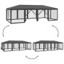 Partyzelt mit 12 Wänden aus anthrazitgrauem HDPE-Netzstoff 8x4m. von , Zelte - Ref: Foro24-4010074, Preis: 218,97 €, Rabatt: %