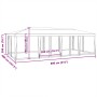 Partyzelt mit 12 Wänden aus anthrazitgrauem HDPE-Netzstoff 8x4m. von , Zelte - Ref: Foro24-4010074, Preis: 218,97 €, Rabatt: %