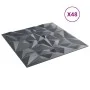 Wandpaneele 48 Stück XPS Amethyst Grau 50x50 cm 12 m² von , Wandverkleidung - Ref: Foro24-4100053, Preis: 111,13 €, Rabatt: %